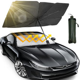 Car Umbrella Sunshade Car Windshield Sun Shade Umbrella, Sun Visor Protector, Foldable Front Window Sunshade Umbrella, Heat Insulation Protection (without box)