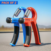Set of 2 Adjustable Heavy Hand Grippers (10–40Kg) – Strength Training Exerciser for Hand, Wrist & Finger Workout (random Color)