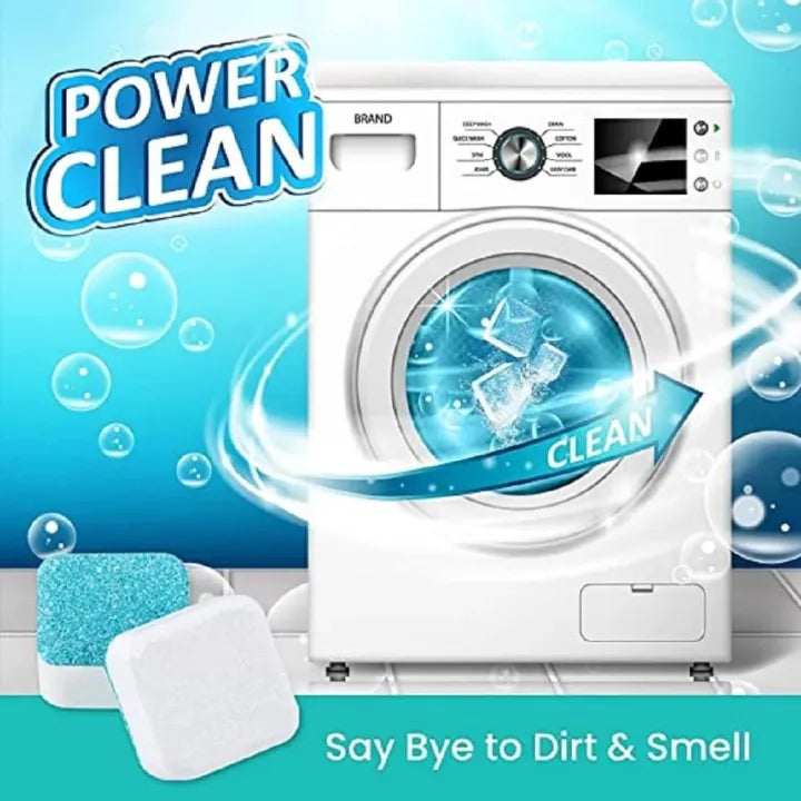 🧺✨ Washing Machine Cleaner Tablets 🫧 12 Deep Cleaning & Deodorizing Tablets 💧 | For Front Load, Top Load & HE Washers 🔥