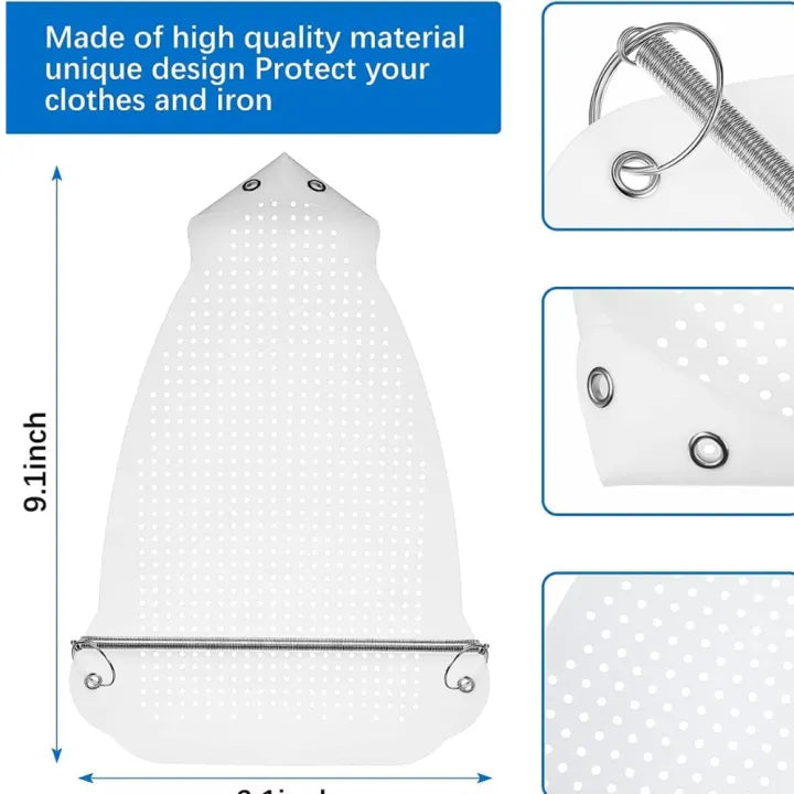 👕🧺 Heat-Resistant Iron Cover Protector Smooth Non-Stick Ironing Shoe ✨ | Safe & Easy Clothes Ironing 🔥