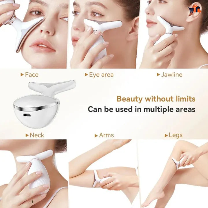 🌟💖 ES-1081 Anti-Ageing Face Massager ✨Helps Reduce Wrinkles, Fine Lines & Puffiness ✨ | Relaxing Skin Care Experience 🔋 | Random Color 🎨