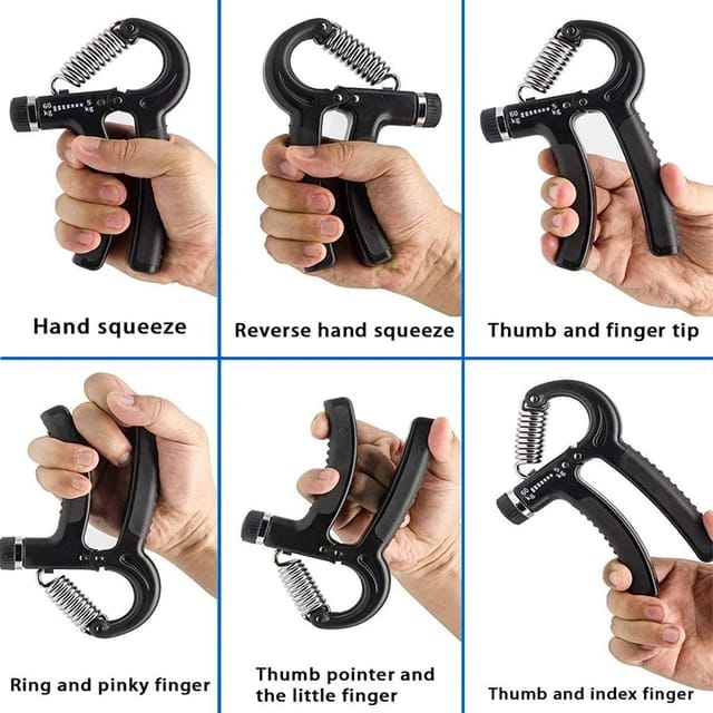 💪🔥 Adjustable Hand Grip Strengthener Wrist & Forearm Workout Trainer 🏋️ | Build Stronger Grip Anywhere ✨ | Random Color 🎨