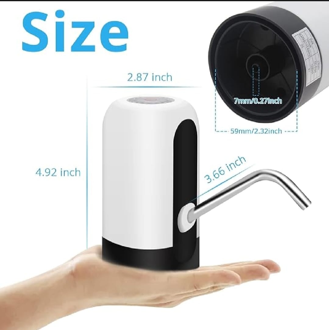 💧⚡ Electric Water Dispenser USB Rechargeable Portable Water Pump 🔋 | Easy One-Touch Drinking Water Dispensing 🏠
