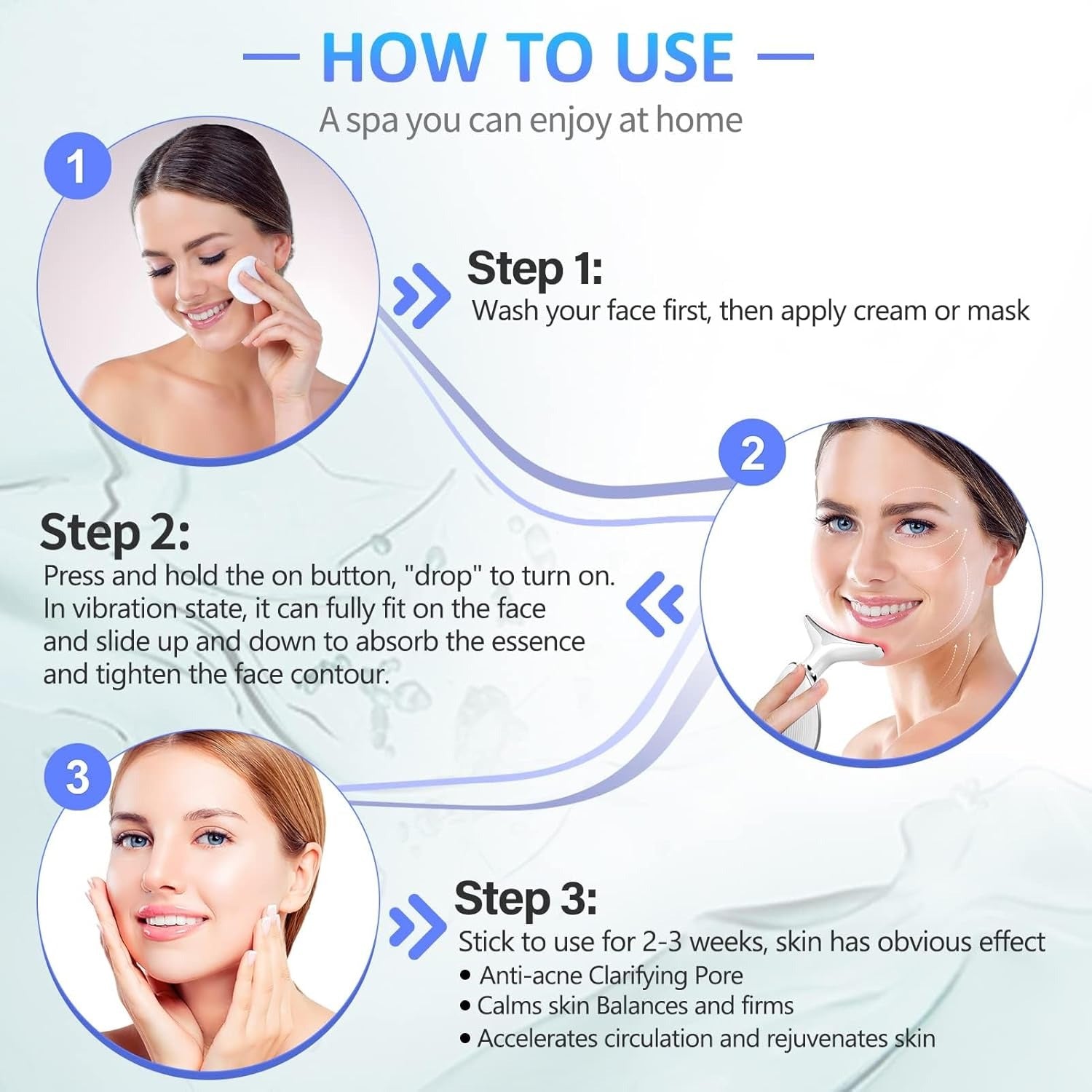 🌟💖 ES-1081 Anti-Ageing Face Massager ✨Helps Reduce Wrinkles, Fine Lines & Puffiness ✨ | Relaxing Skin Care Experience 🔋 | Random Color 🎨