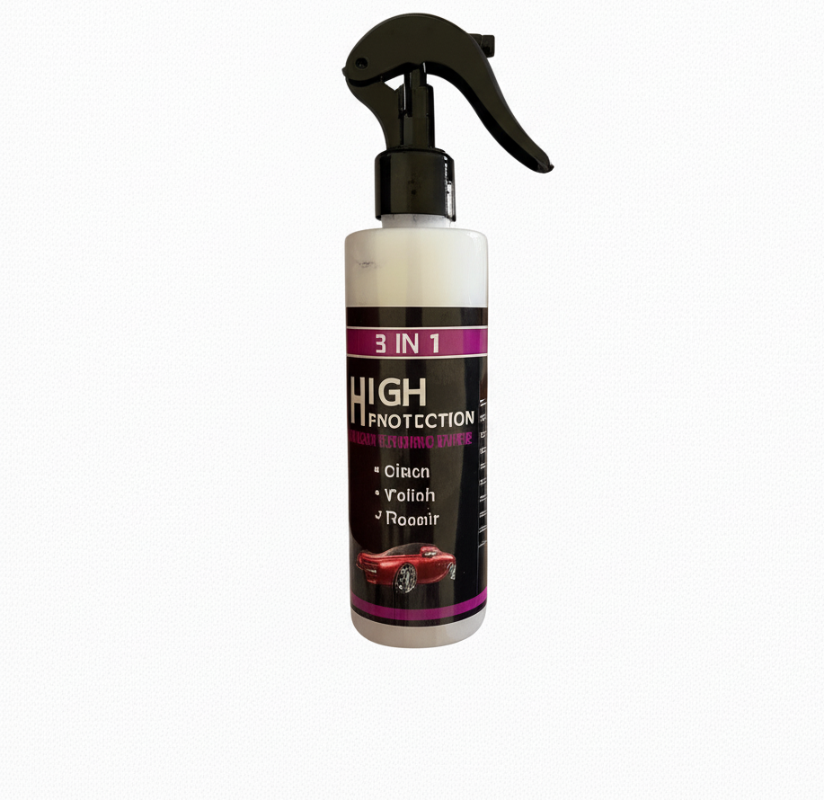 🚗✨ 3-in-1 High Protection Car Coating Spray 🛡️ Ceramic Crystal Coating Formula 💎 | Gives Long-Lasting Shine & Protection 🌟 | 100ml Bottle 🧴