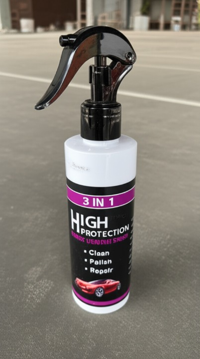 🚗✨ 3-in-1 High Protection Car Coating Spray 🛡️ Ceramic Crystal Coating Formula 💎 | Gives Long-Lasting Shine & Protection 🌟 | 100ml Bottle 🧴
