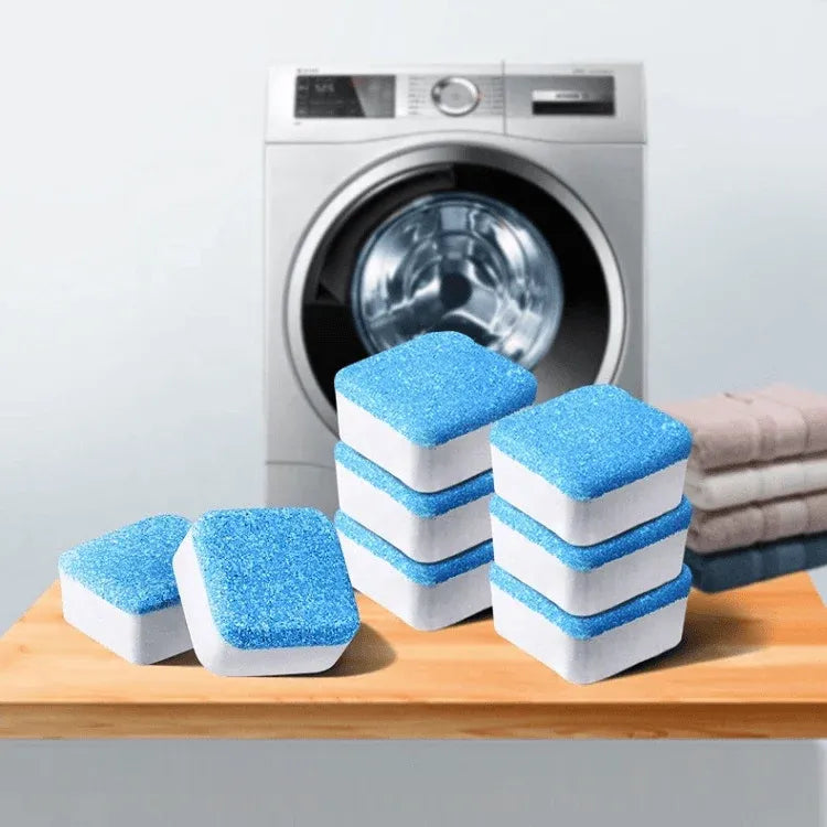 🧺✨ Washing Machine Cleaner Tablets 🫧 12 Deep Cleaning & Deodorizing Tablets 💧 | For Front Load, Top Load & HE Washers 🔥