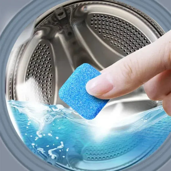 🧺✨ Washing Machine Cleaner Tablets 🫧 12 Deep Cleaning & Deodorizing Tablets 💧 | For Front Load, Top Load & HE Washers 🔥