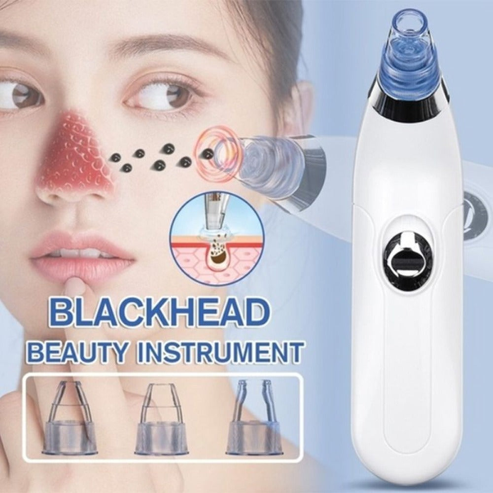 ✨💆 Derma Suction Pore Cleaner 🖤 Powerful Vacuum Blackhead Remover 🌸 | Removes Dirt & Oil for Smooth, Fresh Skin ✨ | Cell Operated 🔋
