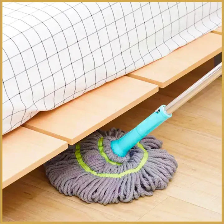 🧹✨ Extendable 90CM Twist Mop 💧 2-in-1 Rotatable Floor Cleaner 🔄 | 360° Self-Twisting Mop for Floors & Walls 🏠🔥