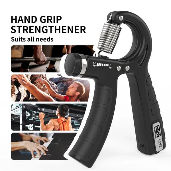 💪🔥 Set of 2 Adjustable Hand Grippers 🏋️ 10–40KG Strength Trainer for Hand, Wrist & Finger Workout ✨ | Perfect Grip Power Exerciser 🖐️ | Random Color 🎨
