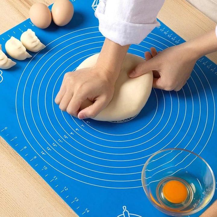 🍞✨ Silicone Roti Mat – Large 50×40cm 🧑‍🍳 Non-Stick Dough Kneading & Baking Mat 🍪🥟 | Easy Kitchen Helper 🏠 | Random Color 🎨