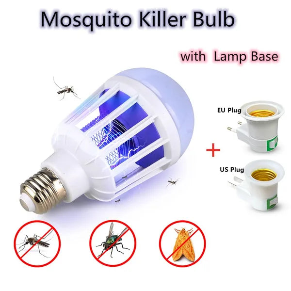 🦟💡 2-in-1 Mosquito Killer Bulb ✨ UV Mosquito Trap & Energy-Saving LED Light 🔥 | Bright, Safe & Easy Home Protection 🏠