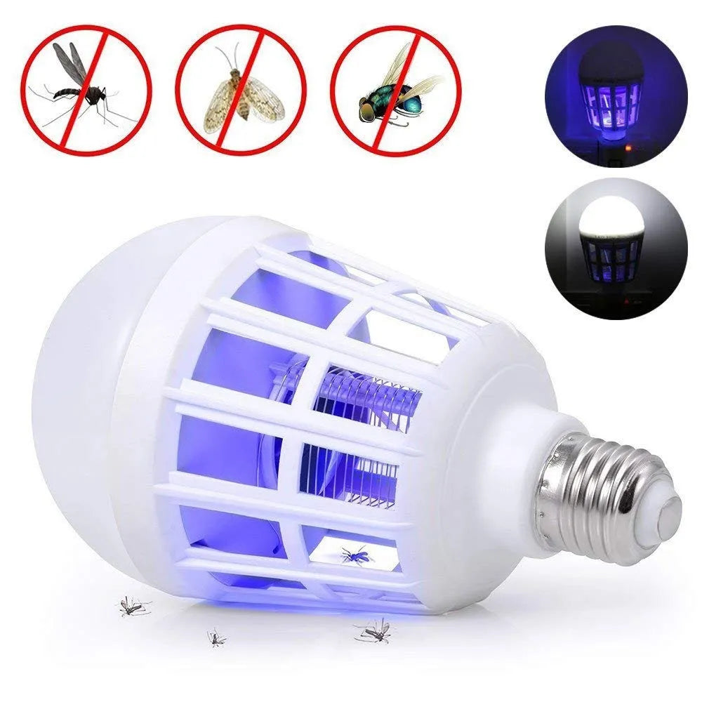 🦟💡 2-in-1 Mosquito Killer Bulb ✨ UV Mosquito Trap & Energy-Saving LED Light 🔥 | Bright, Safe & Easy Home Protection 🏠
