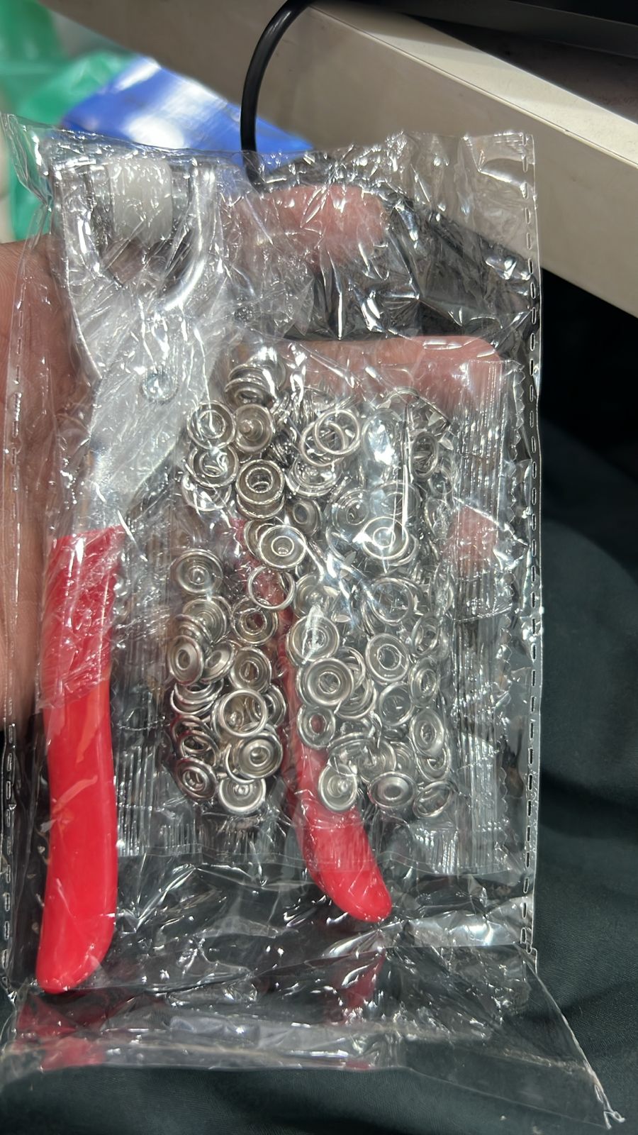 🔧✨ Hand Press Button Plier Set 50 Tich Snap Buttons Included 🧵 | DIY Press Tool with Lock for Easy Fixing