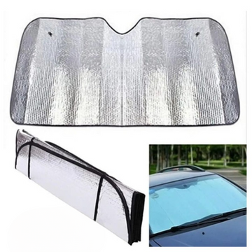 🚗🌞 130×60 CM Car Sunshade ✨ Anti-Heat Windscreen Cover ❄️ | Blocks Sunlight & Reduces Cabin Heat 🔥