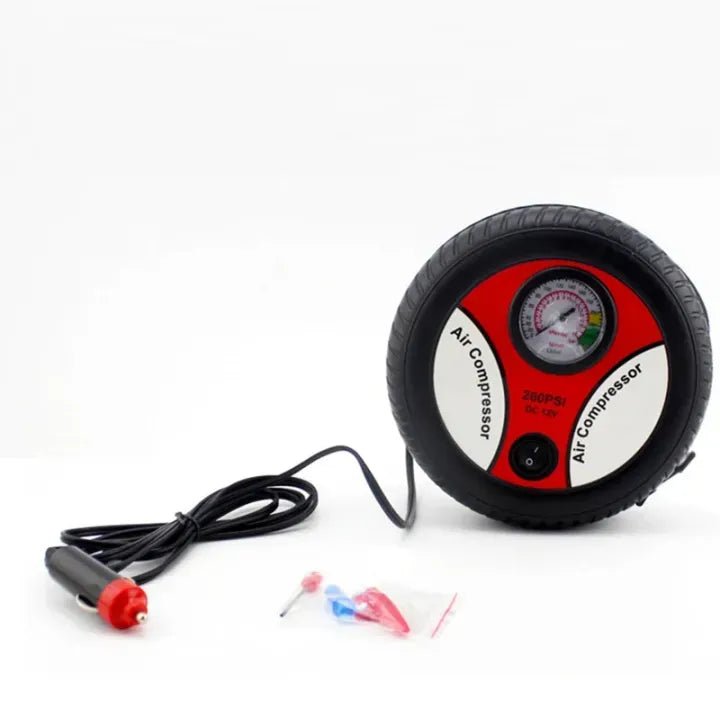 🚗💨 Portable Car Air Pump 260 PSI Powerful 12V Electric Tyre Inflator 🔧 | Fast Inflation for Car, SUV & Bike 🛞