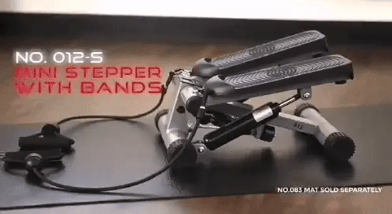 Adjustable Mini Pedal Stepper Exercise Machine for Home Gym Workouts
