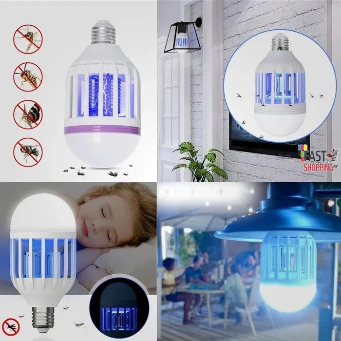 🦟💡 2-in-1 Mosquito Killer Bulb ✨ UV Mosquito Trap & Energy-Saving LED Light 🔥 | Bright, Safe & Easy Home Protection 🏠