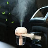 Nanum car air humidifier mounted on vehicle air vent releasing fine mist for fresh cabin air
