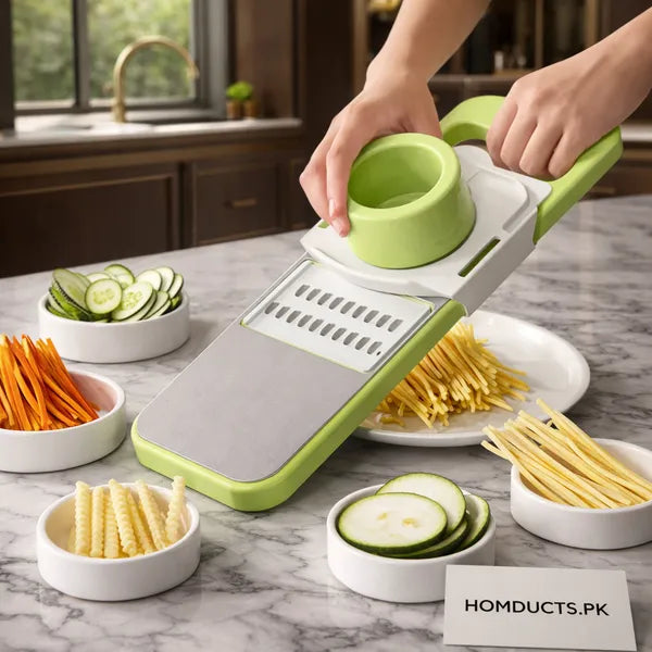 🥕✨ 5-in-1 Vegetable Cutter & Slicer 🔪 Multifunction Stainless Steel Kitchen Tool 🍅 | Fast & Easy Food Preparation 👩‍🍳🔥