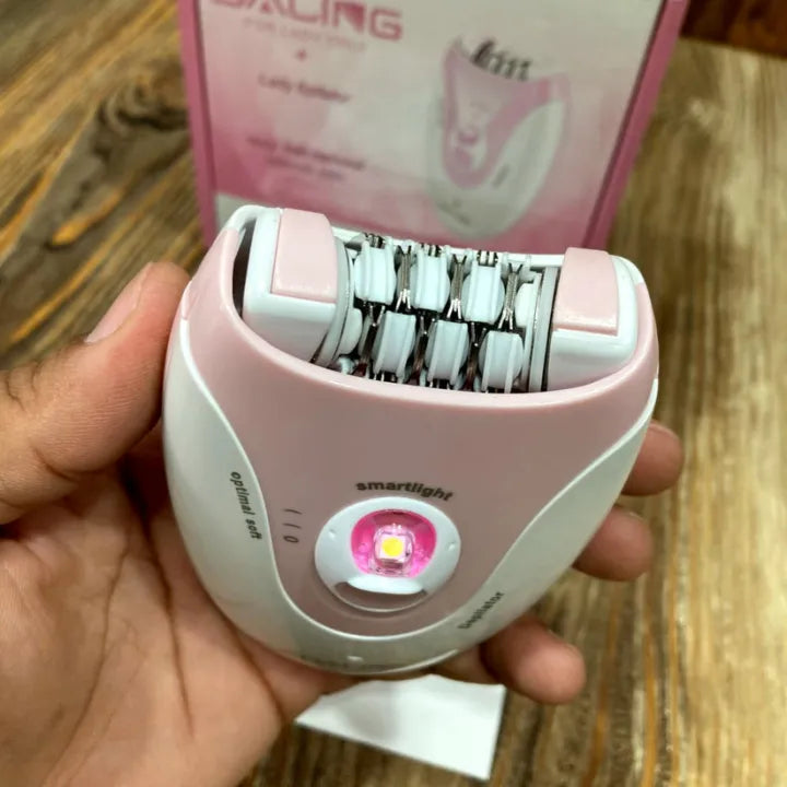 🪒💖 Daling DL-6032 Ladies Hair Removal Epilator ✨Painless Hair Removal Experience 🪒| Rechargeable & Easy To Use 🔋Perfect for Legs, Arms & Underarms 👌