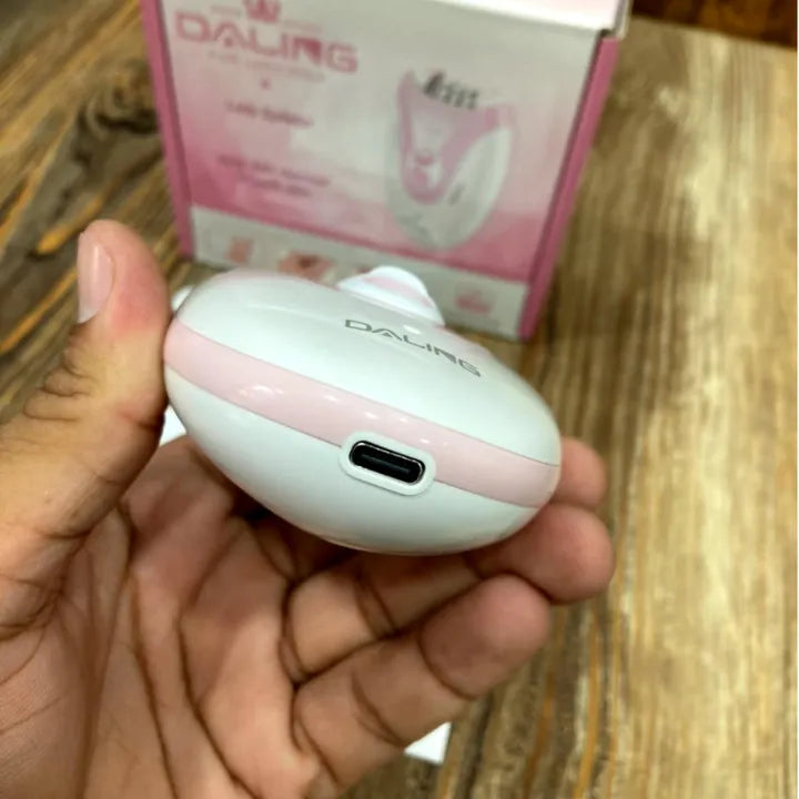 🪒💖 Daling DL-6032 Ladies Hair Removal Epilator ✨Painless Hair Removal Experience 🪒| Rechargeable & Easy To Use 🔋Perfect for Legs, Arms & Underarms 👌