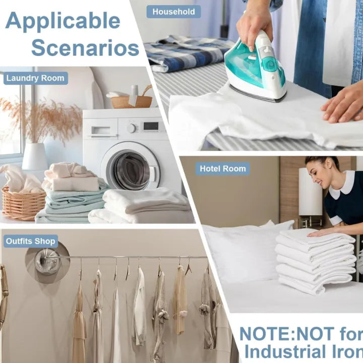 👕🧺 Heat-Resistant Iron Cover Protector Smooth Non-Stick Ironing Shoe ✨ | Safe & Easy Clothes Ironing 🔥