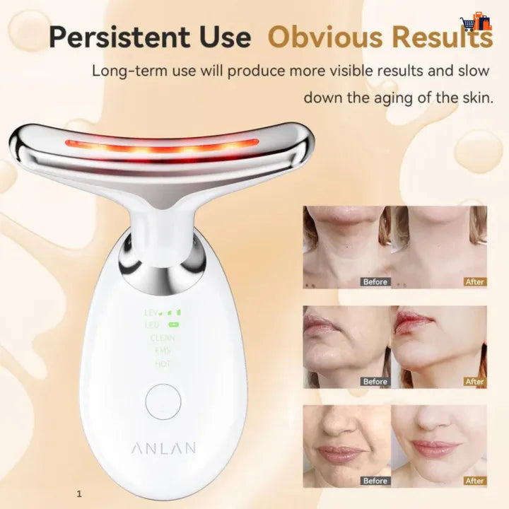 🌟💖 ES-1081 Anti-Ageing Face Massager ✨Helps Reduce Wrinkles, Fine Lines & Puffiness ✨ | Relaxing Skin Care Experience 🔋 | Random Color 🎨