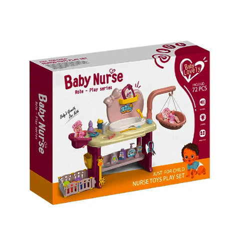 Interactive Baby Nurse Role Play Toy Set for Boys and Girls