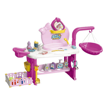 Baby Nurse Set with Pretend Play Doctor and Baby Care Accessories for Kids