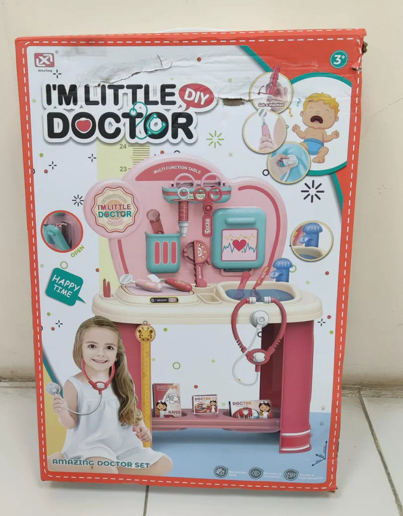 Complete Baby Nurse Play Set with Baby Care Accessories and Medical Toy Kit