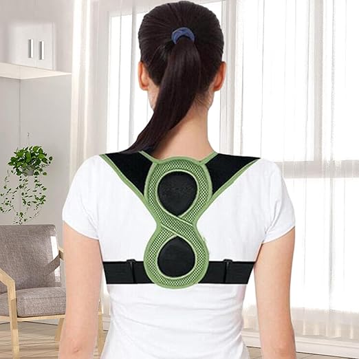 Back Posture Corrector Belt with Adjustable Back and Shoulder Support
