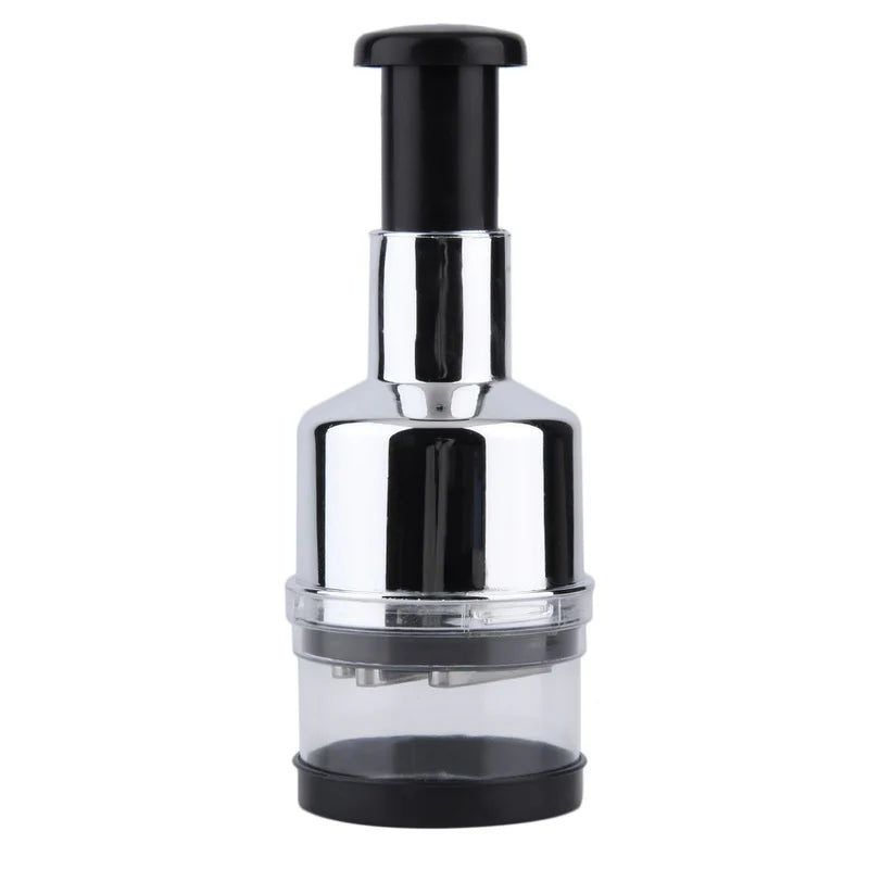 Compact Stainless Steel Vegetable Cutter for Home Kitchen Use

