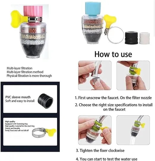 🚰💧 6-Layer Water Purifier Faucet – Advanced Water Tap & 🧪 Multi-Stage Filtration System 🛡️✨