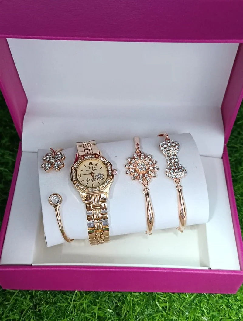 Dew & Dial Women's Elegant Quartz Wrist Watch with Premium Analog Design