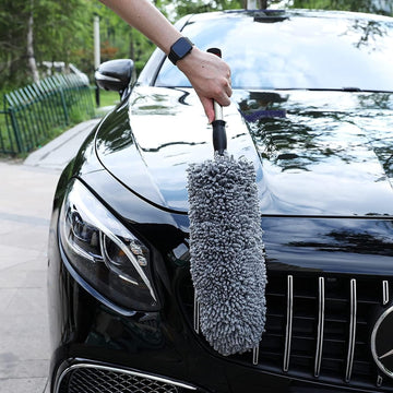 🚗✨ Car Duster Kit Microfiber Brush Scratch-Free Cleaning Tool 🧽 | Perfect for Interior & Exterior Car Care 🛞