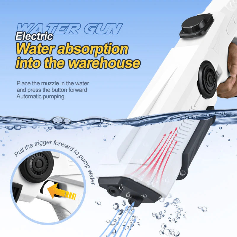 Premium Electric Water Gun for Kids and Adults Outdoor Summer Play
