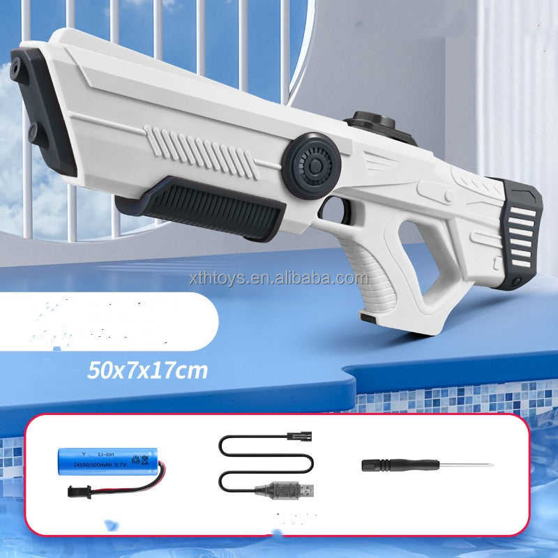 Electric Water Gun with Automatic High-Pressure Water Blaster for Outdoor Fun