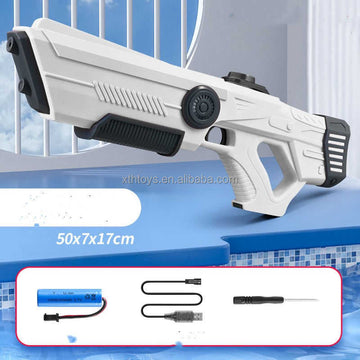 Electric Water Gun with Automatic High-Pressure Water Blaster for Outdoor Fun