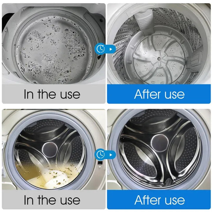 🧺✨ Washing Machine Cleaner Tablets 🫧 12 Deep Cleaning & Deodorizing Tablets 💧 | For Front Load, Top Load & HE Washers 🔥