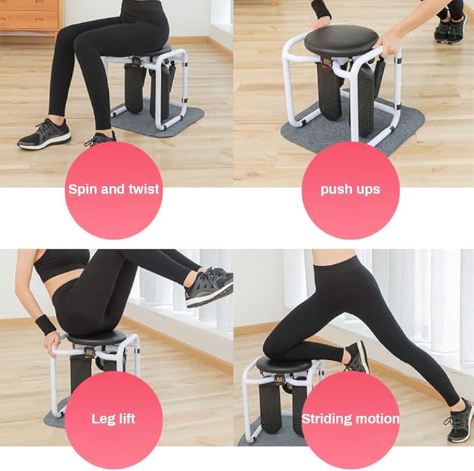 Mini Stair Stepper Fitness Machine with Adjustable Resistance for Daily Exercise