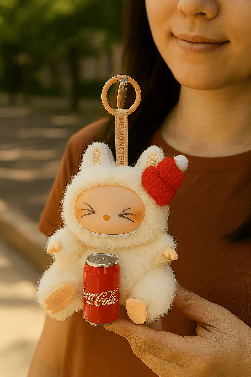 Labubu Soft Plush Keychain Cute Collectible Bag Charm for Bags and Keys