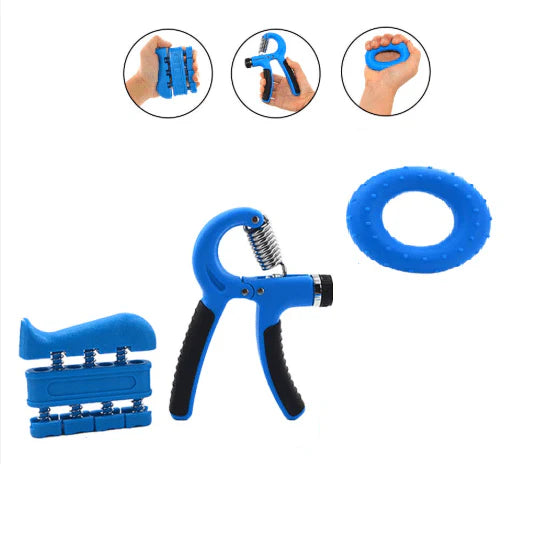 Portable Grip Strength Trainer Set for Home Gym and Rehabilitation Exercises