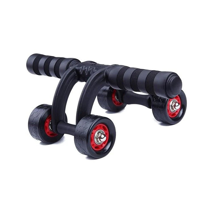 Fitness Ab Wheel Roller with Comfortable Grip Handles for Home Workout
