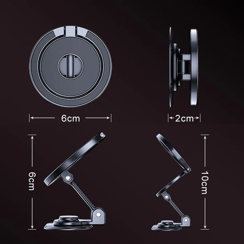 Strong Magnetic Dashboard Phone Holder with Foldable Arm