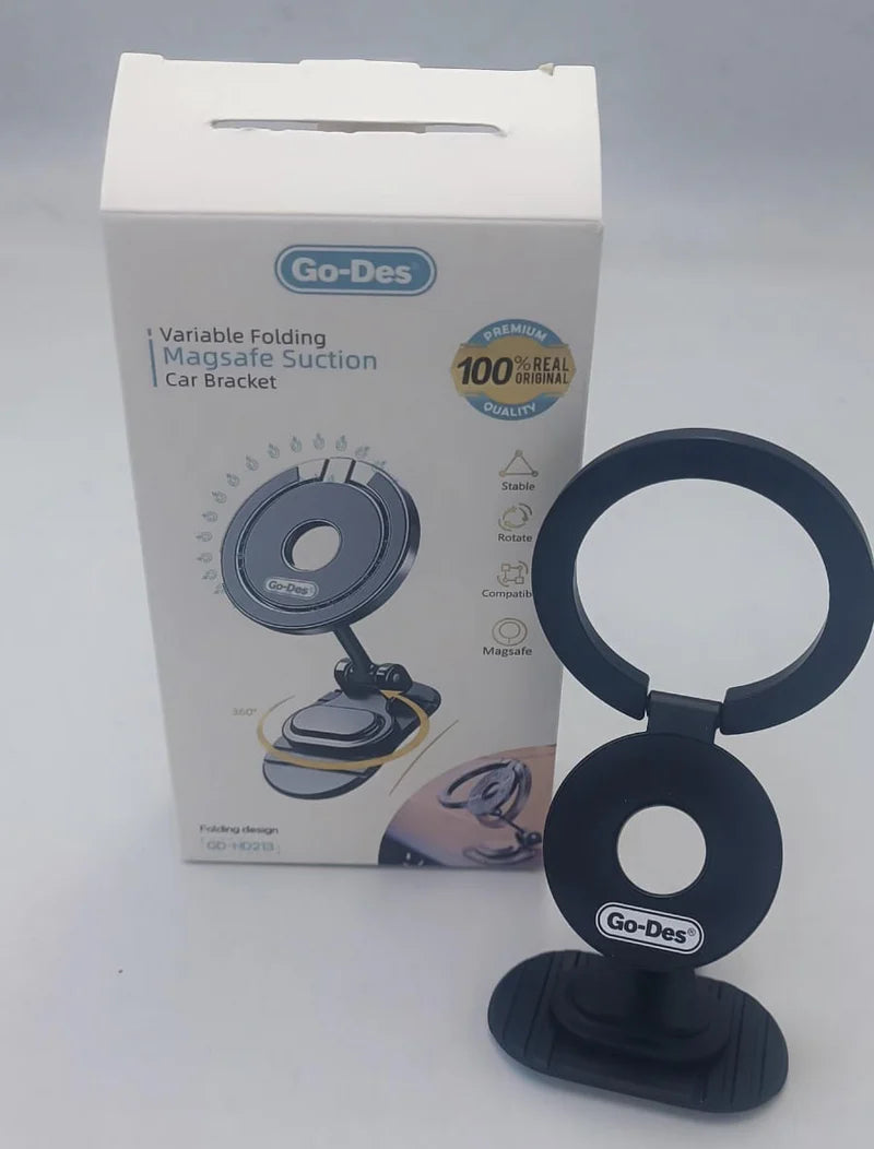 Premium Magnetic Car Phone Mount for Safe and Secure Mobile Viewing