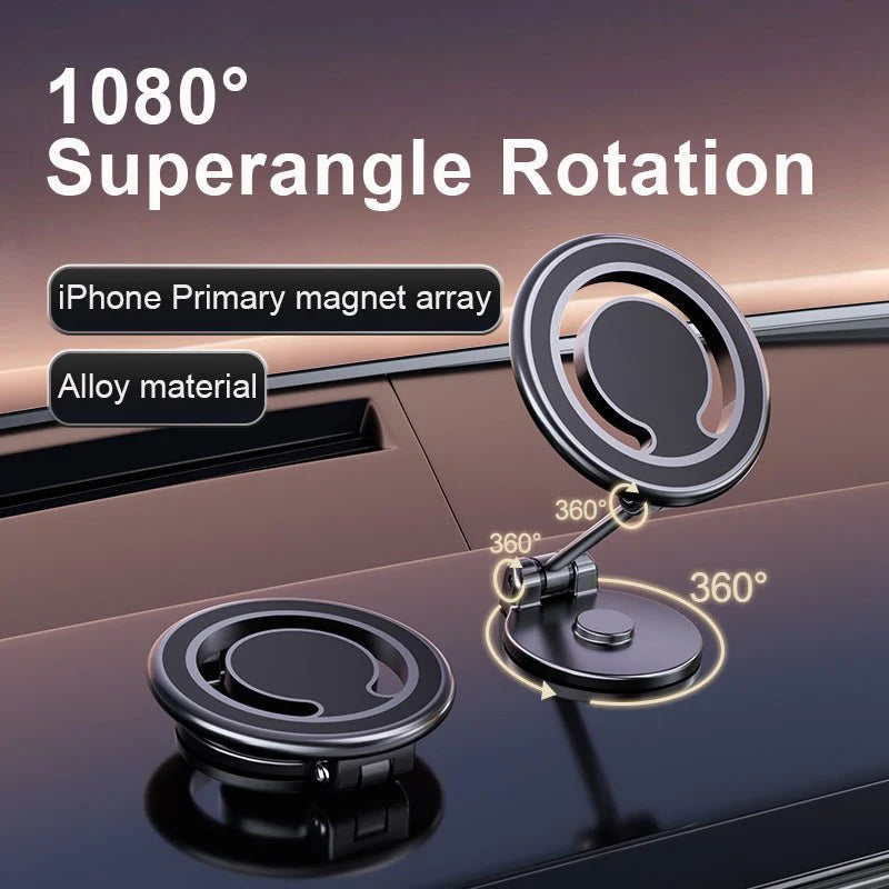 Magnetic Phone Holder for Car with Powerful Military Grade Suction Cup
