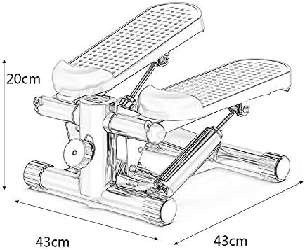 Portable Mini Pedal Stepper for Cardio Fitness and Leg Strength Training