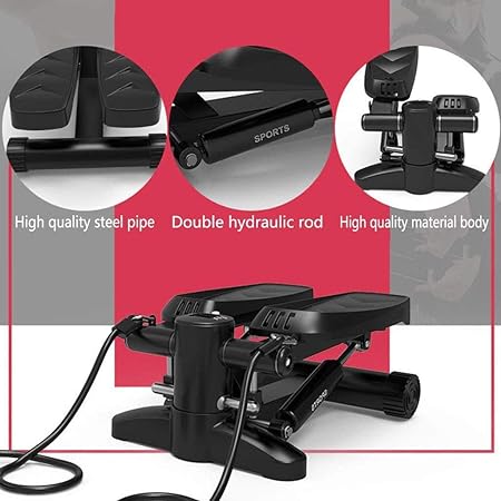 Compact Mini Stepper Machine with Non-Slip Pedals for Daily Home Workouts